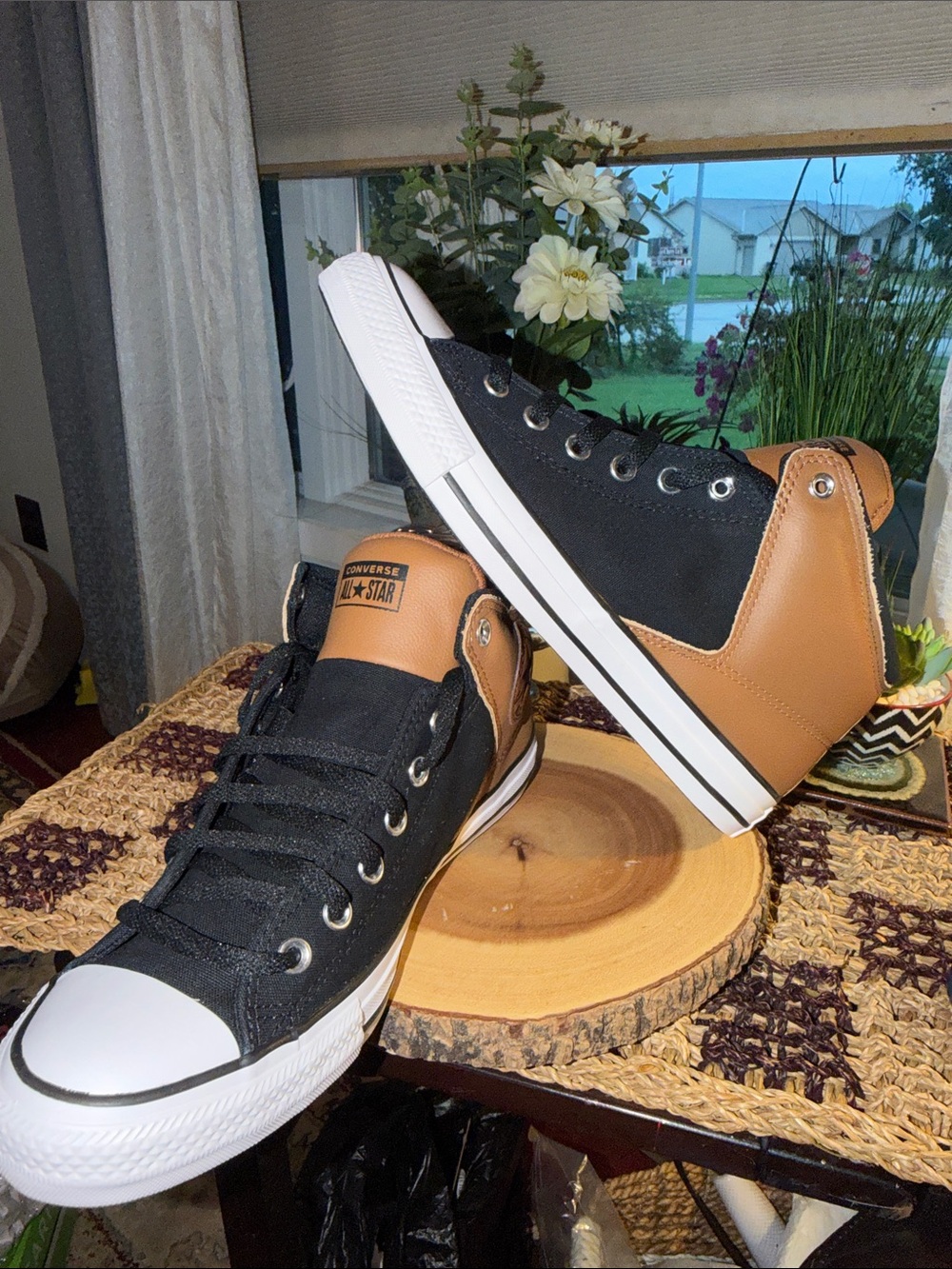 Converse Chuck Taylor All Star High Street Mid Brown Black Men’s 10.5 Women’s 12 - Picture 4 of 8